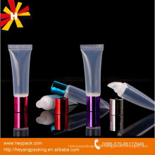 Small lip balm tube with silver cap